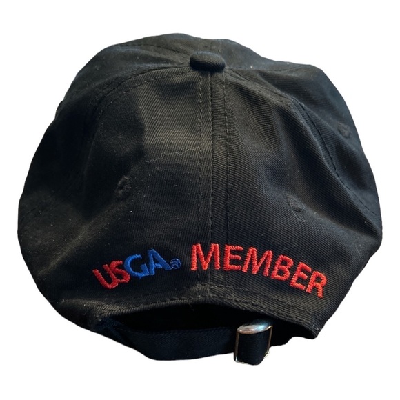 US Open Golf Hat Cap 2014 114th Pinehurst No.2 USGA Member Adjustable Black - Picture 5 of 8